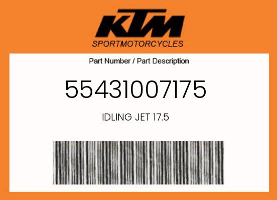 IDLING JET 17.5 undefined