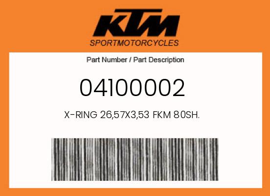 0 Husqvarna OEM Part 04100002