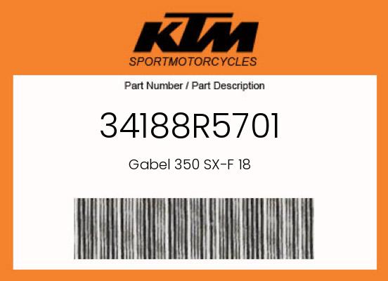 0 KTM OEM Part 34188R5701