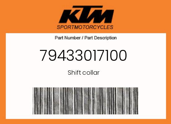 0 KTM OEM Part 79433017100