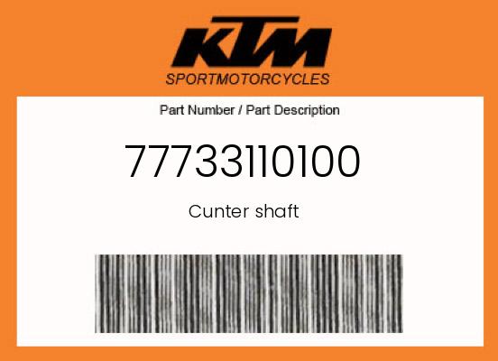 0 KTM OEM Part 77733110100
