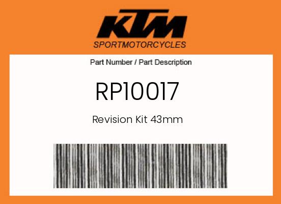 0 KTM OEM Part RP10017