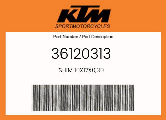 0 Gasgas OEM Part 36120313