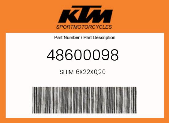 0 Gasgas OEM Part 48600098