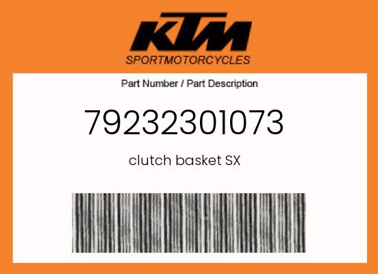 clutch basket SX (79232301073) | MotoSport