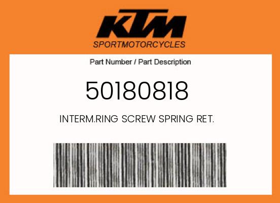 0 KTM OEM Part 50180818