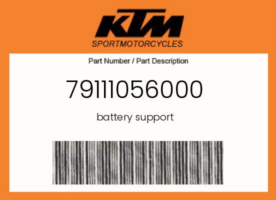 OEM Battery Support for KTM 250 SX-F/450 SX-F, Husqvarna FC 250/FC 450 & GasGas EX 250F/EX 450F - 79111056000 undefined