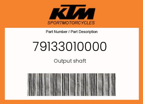 0 Gasgas OEM Part 79133010000