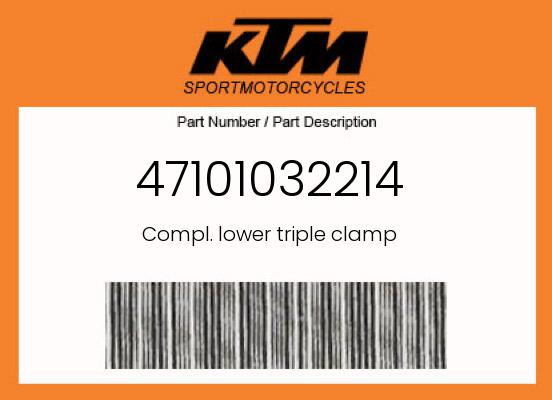 0 Husqvarna OEM Part 47101032214