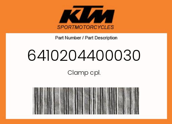 0 KTM OEM Part 6410204400030