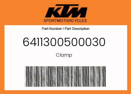 0 KTM OEM Part 6411300500030