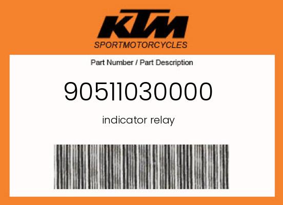 KTM OEM Indicator Relay 2018-2023 390 Duke & Svartpilen - 90511030000 undefined