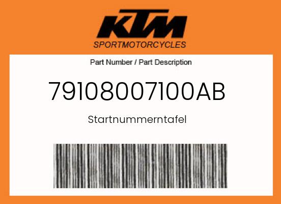 Startnummerntafel undefined