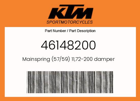 0 KTM OEM Part 46148200