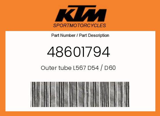 0 KTM OEM Part 48601794