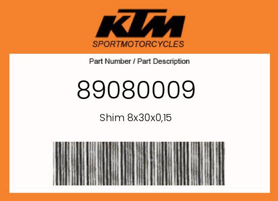 0 Gasgas OEM Part 89080009