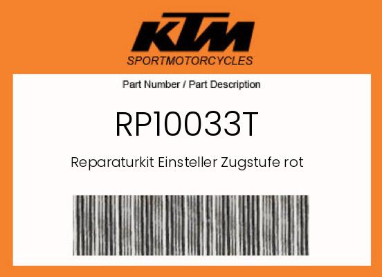 2021 KTM 450XCF OEM Part RP10033T