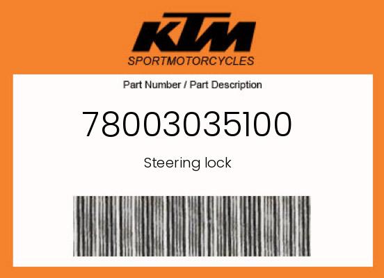 2020 Husqvarna OEM Part 78003035100