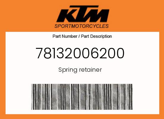 2022 KTM OEM Part 78132006200