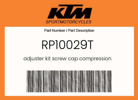 2021 KTM 450XCF OEM Part RP10029T