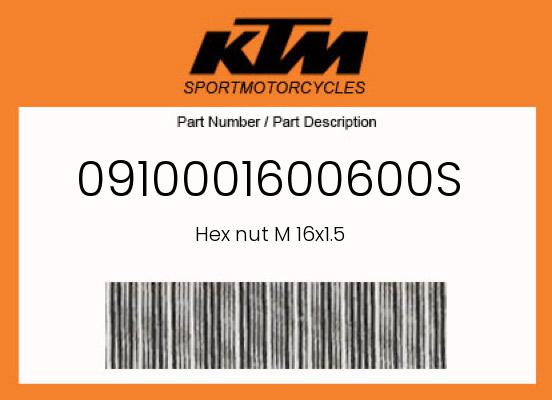 0 Husqvarna OEM Part 0910001600600S