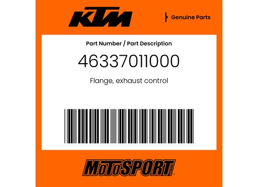 KTM OEM Exhaust Control Flange 2009-2025 65 SX - 46337011000 undefined
