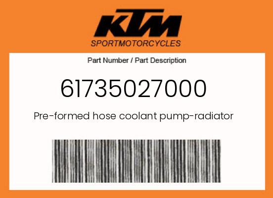 0 KTM OEM Part 61735027000