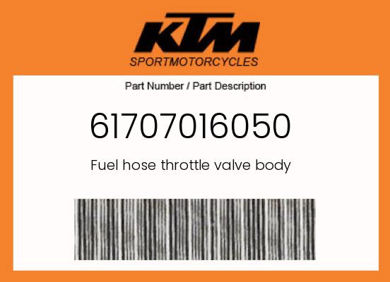 0 KTM OEM Part 61707016050