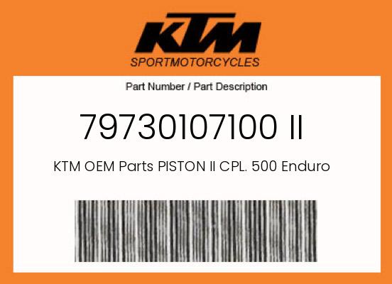 0 Husqvarna OEM Part 79730107100 II