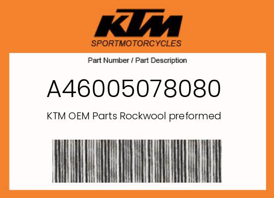 2018 KTM OEM Part A46005078080