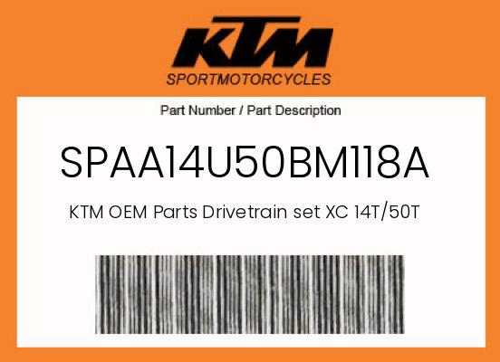 0 KTM OEM Part SPAA14U50BM118A