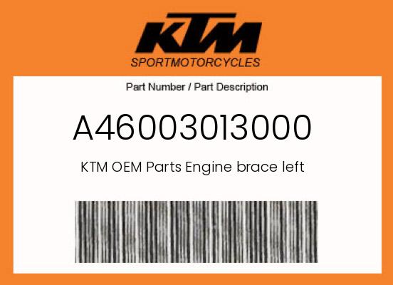 Engine brace left undefined