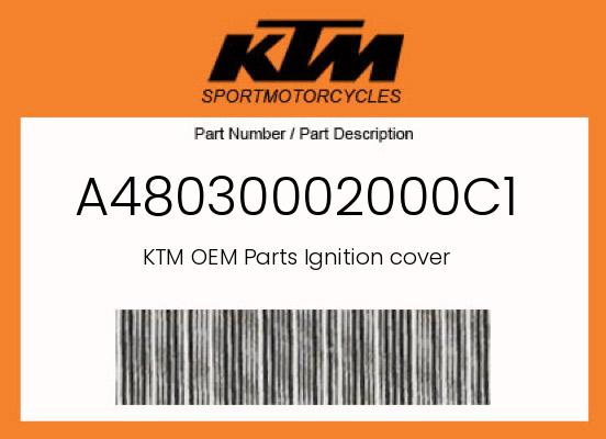 0 KTM OEM Part A48030002000C1