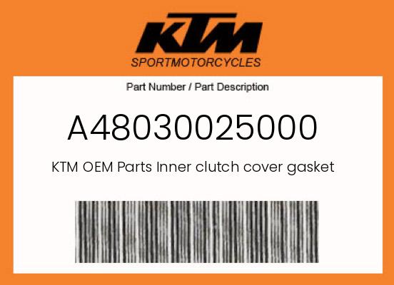 Inner clutch cover gasket undefined
