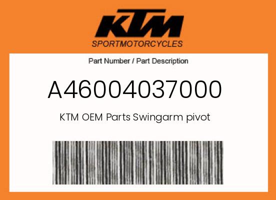 Swingarm pivot undefined