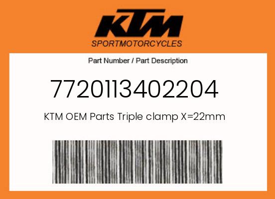 0 KTM OEM Part 7720113402204