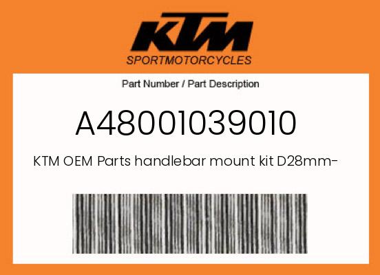 0 Husqvarna OEM Part A48001039010