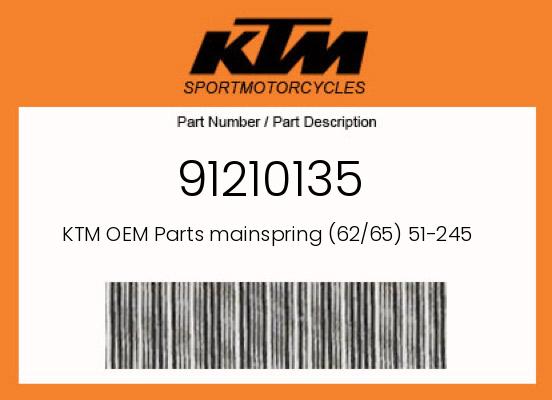0 Gasgas OEM Part 91210135