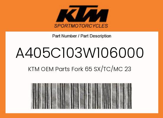 Fork 65 SX/TC/MC 23 undefined