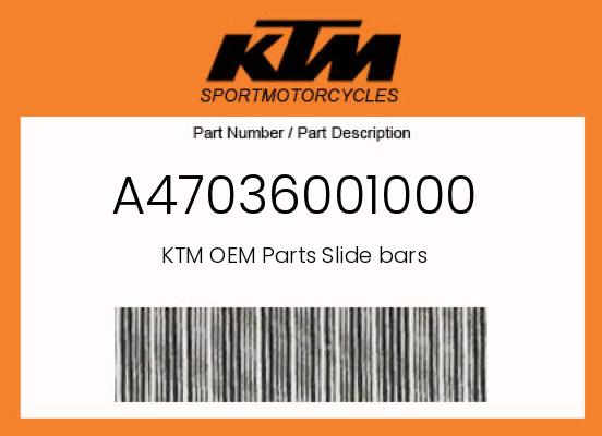 0 Gasgas OEM Part A47036001000