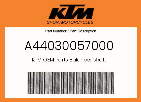 0 Husqvarna OEM Part A44030057000