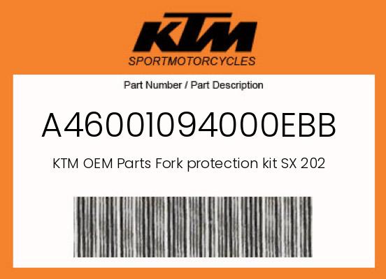 0 KTM OEM Part A46001094000EBB