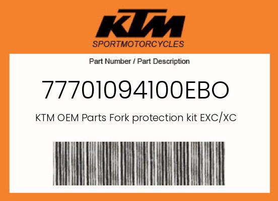 0 KTM OEM Part 77701094100EBO