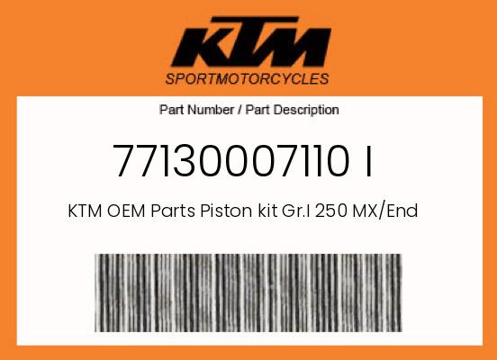 0 Husqvarna OEM Part 77130007110 I