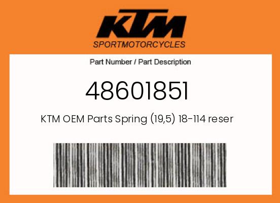 0 Husqvarna OEM Part 48601851