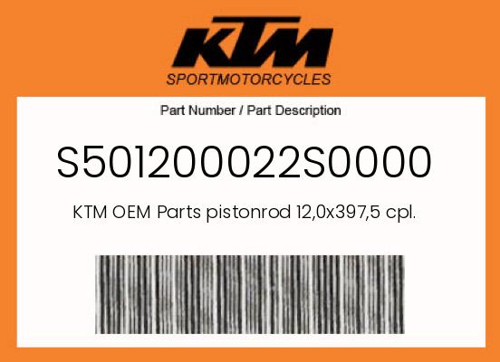 0 Gasgas OEM Part S501200022S0000