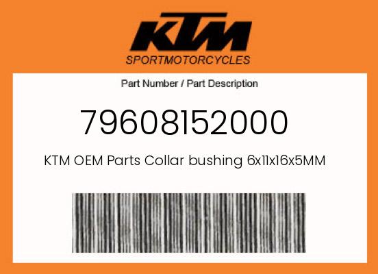 2018 KTM 450SXF OEM Part 79608152000