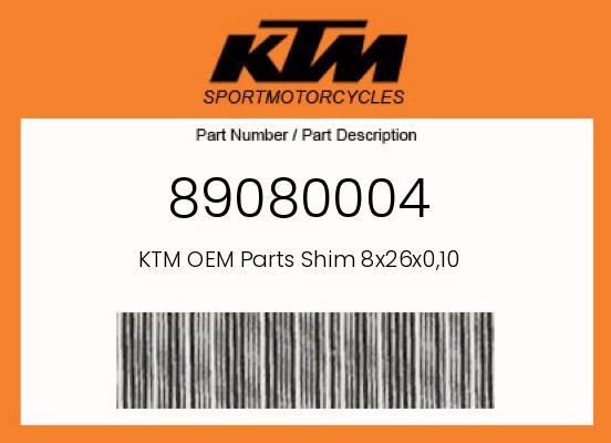 0 Husqvarna OEM Part 89080004