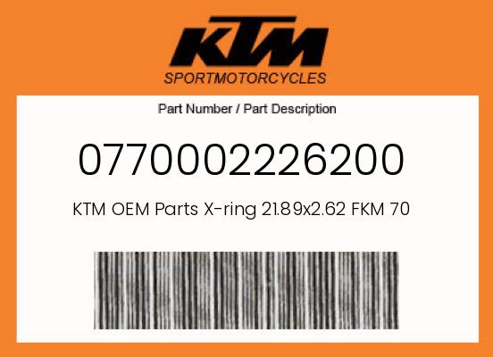0 Husqvarna OEM Part 0770002226200
