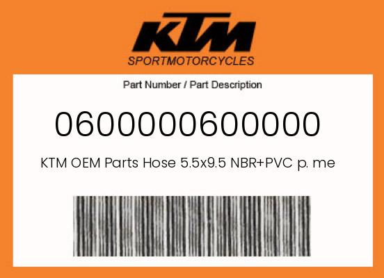 0 KTM OEM Part 0600000600000